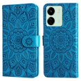 thumbnail image 1 of Funda tipo cartera GANGXUN para Xiaomi Redmi 13C 4G , diseño girasol, cuero PU, soporte, cierre magnético, tarjetero, 1 of 5