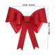 thumbnail image 2 of OUNONA 2Pcs Red Curtain Bow Tiebacks Waterproof Rustic Metal Rope Tiebacks for Outdoor and Indoor Home Decor, 2 of 6