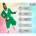 thumbnail image 4 of Funziez! Leprechaun Men's Novelty Union Suit - Medium, 4 of 7