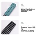 thumbnail image 3 of Reusable Chopsticks - 5 Pairs Chopsticks - Easy to Use - Square Lightweight Chop Sticks - Gift, 3 of 5