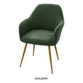 thumbnail image 4 of ZheElen 4pcs Polyester Elastic And Flexible Dining Chair Slipcovers For Versatile Size High Arm Chair Cover green, 4 of 6