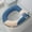 Blue, variant on Commode Seat Toilet Seat Cushion With Adhesive Buckle Little Bears Toilet Seat Cushion With Handle Toilet Seat Cushion Toilet Seat Ring