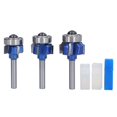 thumbnail image 3 of Ensemble de Bits pour Routeur Edge, 4 Flûtes de Qualité Industrielle Coin Arrondi de 6mm avec Boîte de Rangement pour Table pour Tiroir pour Armoire, 3 of 8
