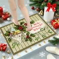 thumbnail image 5 of Antqov Christmas Door Mat Non Slip Washable Christmas Rugs 24x16" Holiday Colorful Soft Doormat Indoor Entryway Floor Rug for Home Bathroom, 5 of 7