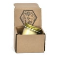 thumbnail image 2 of BeeTheLight Beeswax Jar Candle - 100% Pure USA Bees Wax in Glass Container - All Natural Light Honey Scent, 2 of 6
