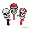 Pirate Paddleball - 12 Pieces