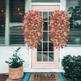 thumbnail image 5 of 4 Pack Artificial Hanging Flowers, Hanging Plants Look Real Flowers for Outside Porch Patio Window Box Yard Home Decor Outdoor Garden Thanksgiving Fall Decoration, 5 of 8