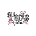 thumbnail image 3 of Chic Paris Eiffel Tower & Floral Print Women's T-Shirt - Casual Crew Neck, Short Sleeve, Stretchy Polyester Blend, Machine Washable - Perfect for Summer, Creative, Fashion Trend, Holiday, 3 of 8