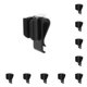 thumbnail image 2 of Greeniant Universal Golf Club Clip Match Putter Holder con marcador de bola Golfs Bag Abrazadera Herramienta de golf Equipo de golfista Negro 10piezas, 2 of 6