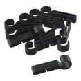 thumbnail image 3 of 10 Pcs Plastic Helmet Clips Headlamp Hard Hat Safety Cap Hook, 3 of 10