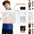 thumbnail image 3 of WMTBSRSW Heated Vest No Battery Pack Boys Lightweight Sleeveless 4 Heating Zones Heated Jackets USB Charging Heated Waistcoat 14 Years, 3 of 7
