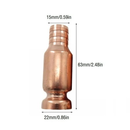 

GLFSIL 1pc Copper Siphon Filler Pipe Manual Pumping Oil Pipe Fittings Siphon Connector