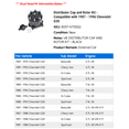thumbnail image 2 of Distributor Cap and Rotor Kit - Compatible with 1987 - 1996 Chevy G30 1988 1989 1990 1991 1992 1993 1994 1995, 2 of 3