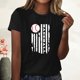 thumbnail image 2 of Blusa informal de manga corta con cuello redondo y estampado suelto de verano para mujer con estilo OAVQHLG3B Store  lin121212, 2 of 4