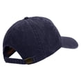 thumbnail image 4 of 82nd Airborne Veteran Embroidered Washed Solid Pigment Dyed Cotton Twill Brass Buckle Cap - Navy OSFM, 4 of 5