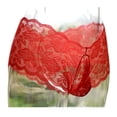 thumbnail image 2 of Men 3 Colors Pack Sexy Lace Panties Floral Boxers Ice Silky Brief Underwear Clothing Lingerie Gift For Male Boyfriend Girlfriend, 2 of 7