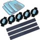 thumbnail image 1 of 11pcs/lot Robot Wheel Tire Mop Cloth Water Cap Replacment For Braava 320 381 380t 390 390t Mint, 1 of 5