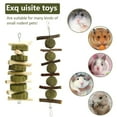 thumbnail image 5 of Yirtree 2Pcs/Set Bunny Chew Balls Chewing Playing Toys Teeth Care Molar Natural Apple Sticks for Rabbits Chinchillas Guinea Pigs Hamsters Improve Dental Health, 5 of 7