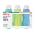 thumbnail image 4 of Nuby Non-Drip Standard Neck Bottle for Infants, 10 fl oz, 3 Count, Multicolor Bottles, 4 of 12