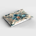 thumbnail image 2 of Ambesonne Floral Eucalyptus Pillow Sham, Joyful Spring, 36" X 20", Blush and Sea Blue, 2 of 2