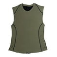 thumbnail image 2 of EGNMCR Tank Tops Men Sleeveless Men's Vest Stitching Contrast Color Loose Basic Sports T-shirt, 2 of 5