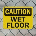 thumbnail image 4 of Wet Floor OSHA Caution Aluminum Sign 14 Inch x 10 Inch - 10 Pack, 4 of 8