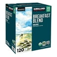 thumbnail image 2 of Kirkland Signature Coffee Organic Breakfast Blend K-Cup Pod 120 Count, 2 of 5