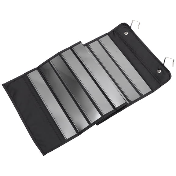 HONMEET Classroom Schedule Pocket Chart Organizer Black Wall Hanging Door Pouch for School and Home Use