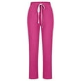 thumbnail image 4 of Funicet Holiday Savings! Pants For Women 2023 Plus Size Casual Boyfriend Pants Elastic Waist Trousers Mid Waisted Bootcut Wide-Leg Long Pants, 4 of 6