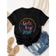 thumbnail image 2 of Camiseta deportiva cómoda con estampado "Girls Trip 2024", manga corta y cuello redondo, para mujer, ideal para adultos, hombres, mujeres, adolescentes y jóvenes., 2 of 7