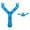 Blue, variant on HJJLRH Catapult Poo Slingshot with Bullets - Funny Slingshot Ornament for Teen and Adults - Stress Relief and Shooter Game - Great Easter Egg Filler