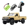 thumbnail image 1 of Coche RC Crawler 1/12 con carga USB, 4x4, camión RC para carretera, alfombra, camino de piedra y barro 1 batería, 1 of 9