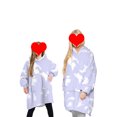 thumbnail image 2 of SUNSIOM Pyjama pour Enfants Couverture Réversible avec Capuche pour Enfants, 2 of 6