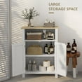 thumbnail image 4 of kleankin Bathroom Floor Storage Cabinet with Double Doors Adjustable Shelf, 4 of 10