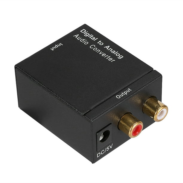 Conversor De Audio Digital Optico A Analogico Coaxial Adaptador