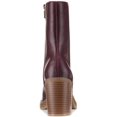 thumbnail image 3 of Sun + Stone Womens Denverr Faux Leather Stacked Mid-Calf Boots, 3 of 3