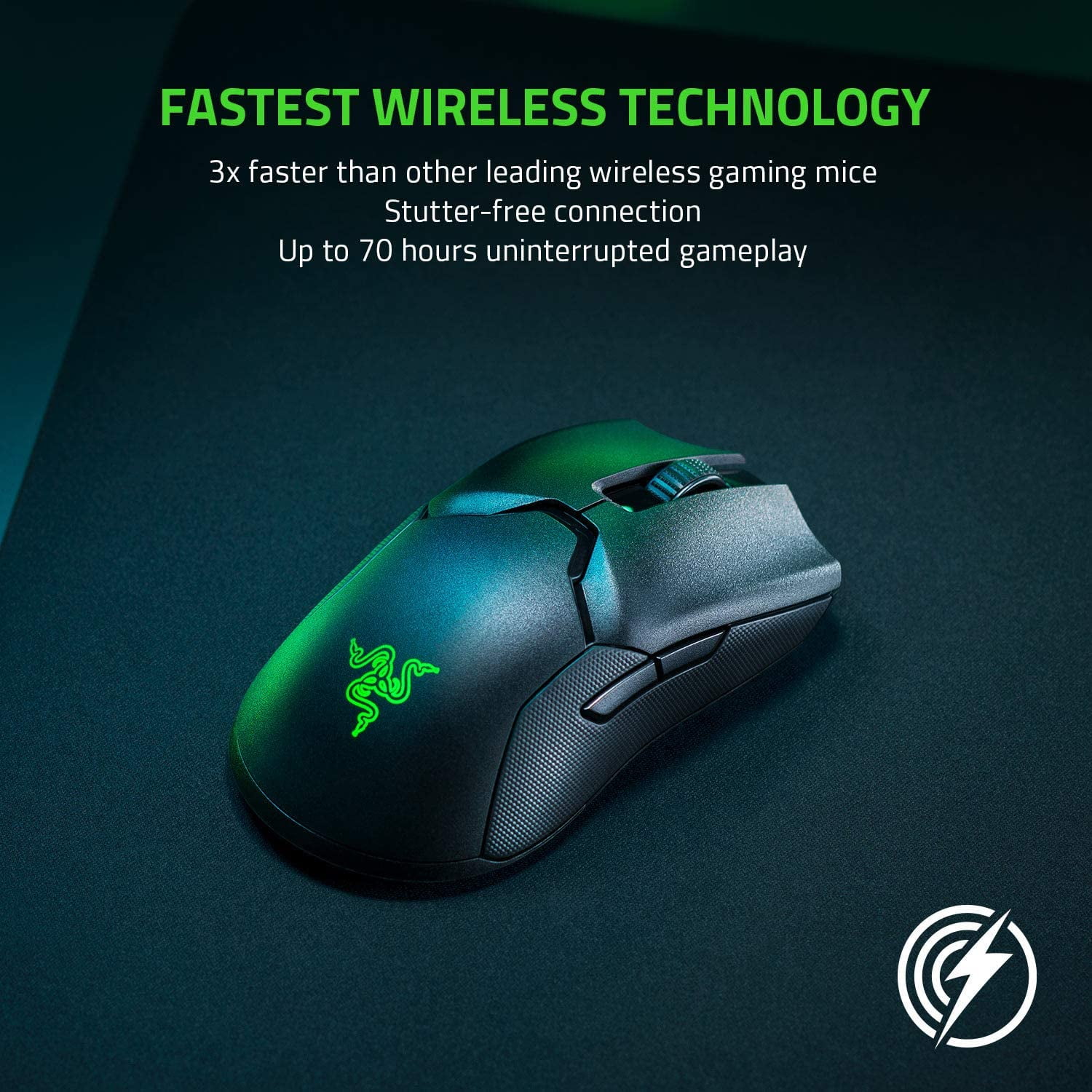 Razer Viper Ultimate 20000 DPI Wireless Optical Gaming Mouse with