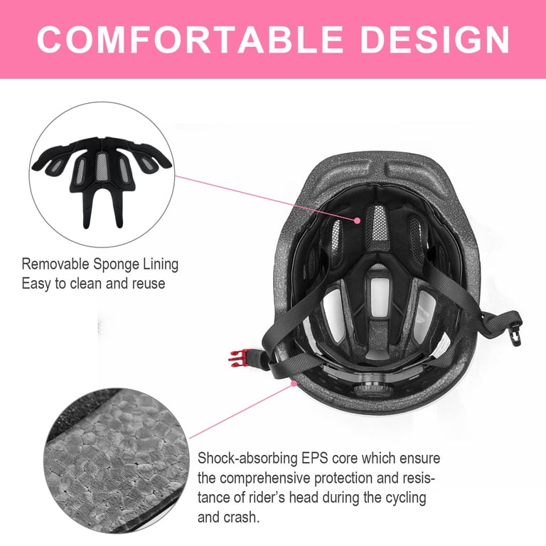 Korimefa Kids Bike Helmet, Ages 1-8, Multi-Sport, Pink photo 5