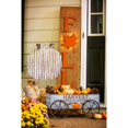 thumbnail image 2 of Evergreen 25.5" Harvest Metal Decorative Wagon, 2 of 6