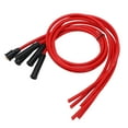 thumbnail image 2 of Car Ignition Wire, 8mm Wear Resistant Red Spark Plug Ignition Wire Set  For 4 Cylinder Classic Cars, 2 of 8