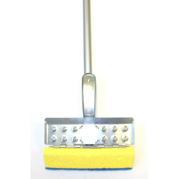 Nexstep 32630111 Deluxe Metal Sponge Mop with Scrubber