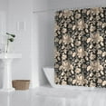thumbnail image 2 of Pioneer Flower Floral Print Pattern Shower Curtain 72"x84" ,Bathroom Decorative Shower Curtains Set with 12 Hooks,Modern Waterproof Washable Shower Curtain, 2 of 6