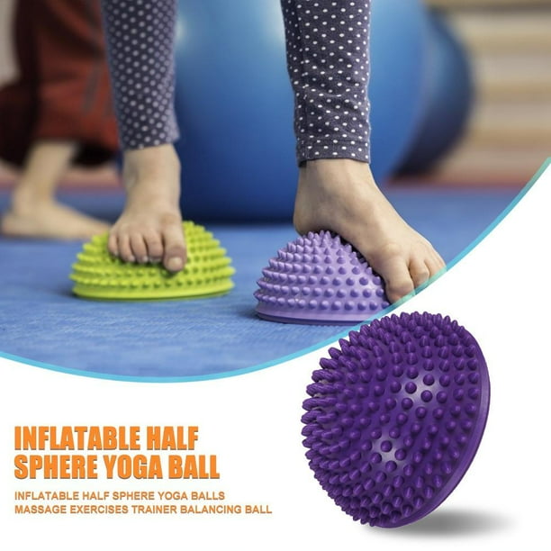 Bolas inflables de media esfera para Yoga, entrenador de equilibrio, gimnasio, Pilates, Fitness, Fitballs