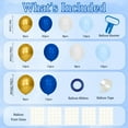 thumbnail image 2 of Blue Balloon Garland Arch Kit 5 10 12 Inch Balloons Baby Shower Decorations Boy Birthday Party Supplies Festive Holiday Wedding Graduation Decorations Winter Wonderland Decorations Balloon Arch Decor, 2 of 15
