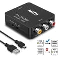 thumbnail image 1 of To Hdmi Converter, 1080p For Ps2 Wii Snes N64 Vhs Vcr Camera Dvd, Supporting Pal/ntsc With Usb Cable, 1 of 4