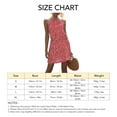 thumbnail image 2 of Senjay Femmes Licol Cou Robe Sans Manches Élastique Taille Impression Robe Courte pour l'Été, Femmes Licol Cou Robe Courte, Femmes Licol Cou Robe, 2 of 6
