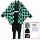 thumbnail image 1 of Demon Slayer Kimetsu No Yaiba Tanjirou Kamado Cosplay Costume Kimono Halloween Anime Uniform Set For Adult Kids, 1 of 5