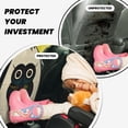 thumbnail image 4 of Xecao Owl with Mandala Pattern Car Seat Back Protector 2 Pack Large Capacity Pocket, Kick Mats Back Seat Protector, 4 of 8