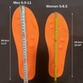 thumbnail image 5 of Stepprs Insoles, Cloud Massage Shoe Stepper Insoles for for Women Men, Memory Foam Insole with Arch Support for All-Day Comfort Relieves Foot Fatigue (Orange 2 pcs, Men 4-4.5/Women 5.5-6), 5 of 12