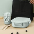 thumbnail image 1 of Organizadores de armario y almacenamiento Juego de loncheras Lonchera Vajilla Taza de desayuno Bolsa aislante Lonchera apta para microondas Lonchera con compartimento cuadrado Lonchera Caja de frutas, 1 of 6